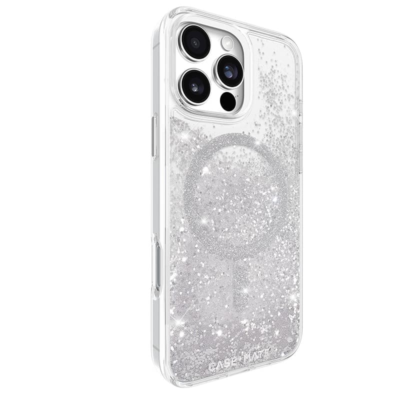 Case-Mate Waterfall MagSafe - Case for iPhone 16 Pro Max (Silver) 3