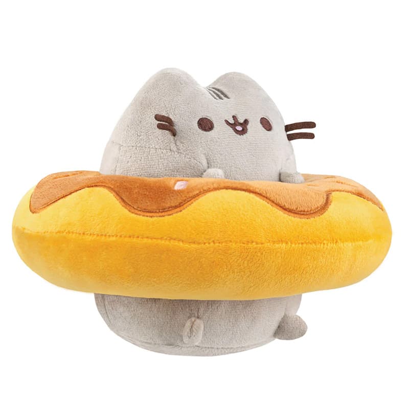 Pusheen - Pusheen plush toy in a chocolate donut 18 x 15 cm 3