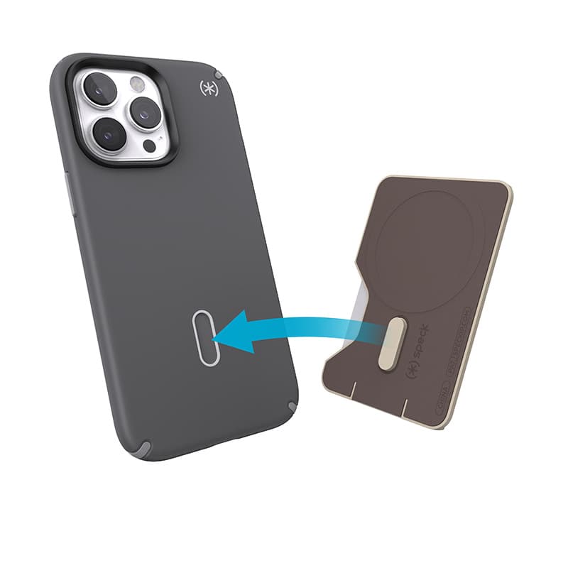 Speck ClickLock Wallet For MagSafe - Magnetic MagSafe Wallet (Pale Oak) 2