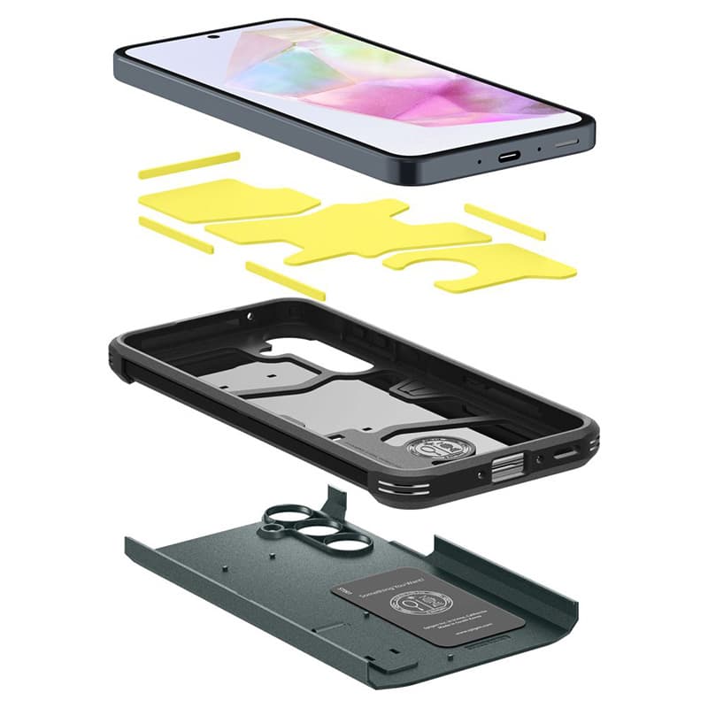 Spigen Tough Armor - Case for Samsung Galaxy A35 5G (Abyss Green) 6