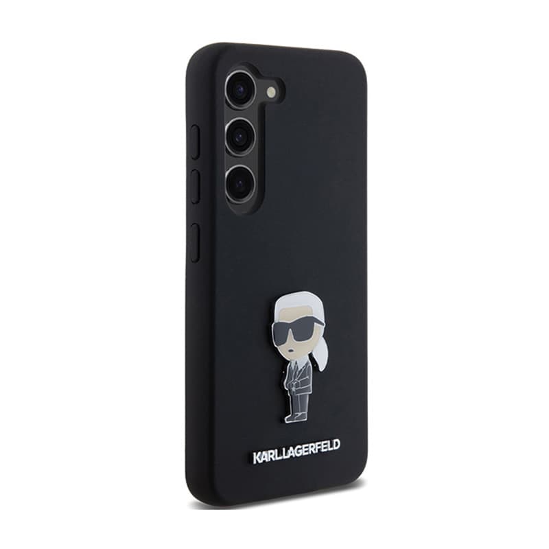 Karl Lagerfeld Silicone Ikonik Metal Pin - Case Samsung Galaxy S24+ (czarny) 4