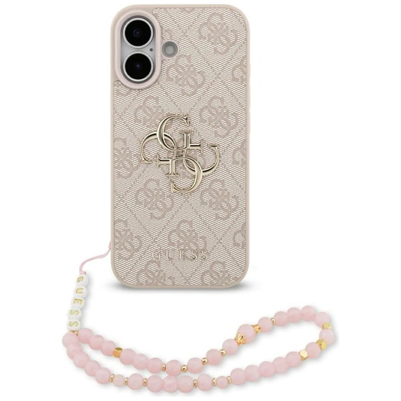Guess 4G Strap 4G Classic Logo - Case iPhone 17 (Pink)