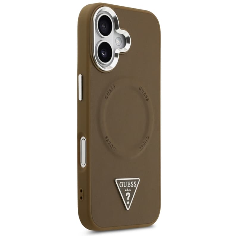 Guess Triangle Logo MagSafe - Case iPhone 17 (Brown) 4