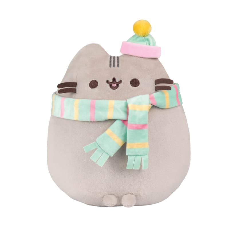 Pusheen - Plush mascot in a scarf and hat 24 cm