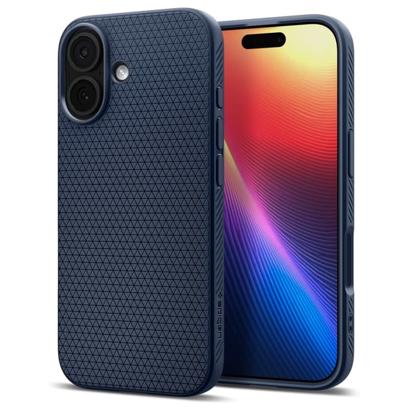 Spigen Liquid Air - Case for iPhone 17 (Navy Blue)  