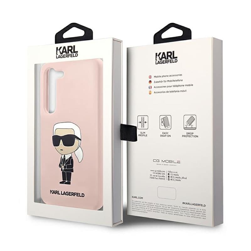 Karl Lagerfeld Silicone NFT Ikonik - Case for Samsung Galaxy S23+ (Pink) 8