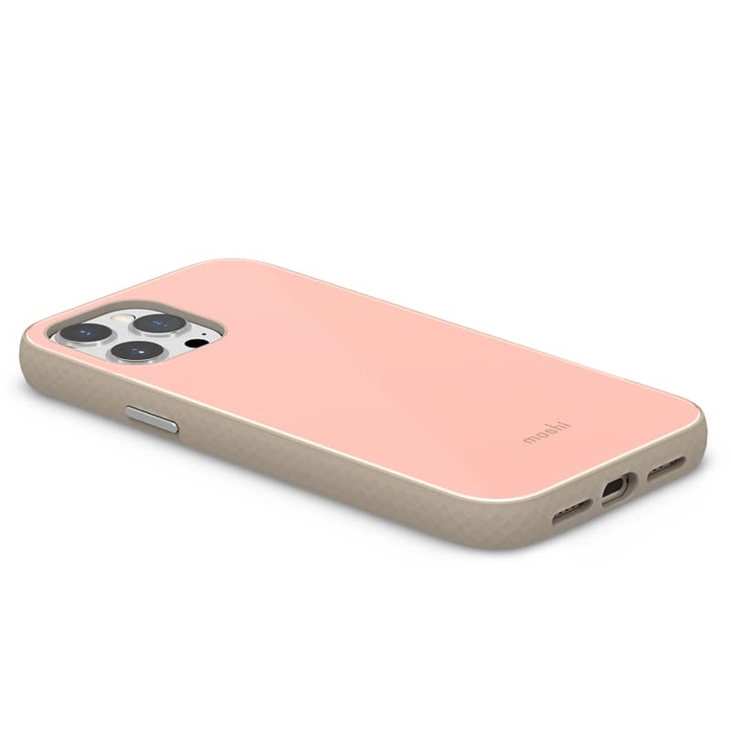 Moshi iGlaze - Premium Hybrid Case for iPhone 13 Pro Max (SnapTo system) (Dahlia Pink) 4