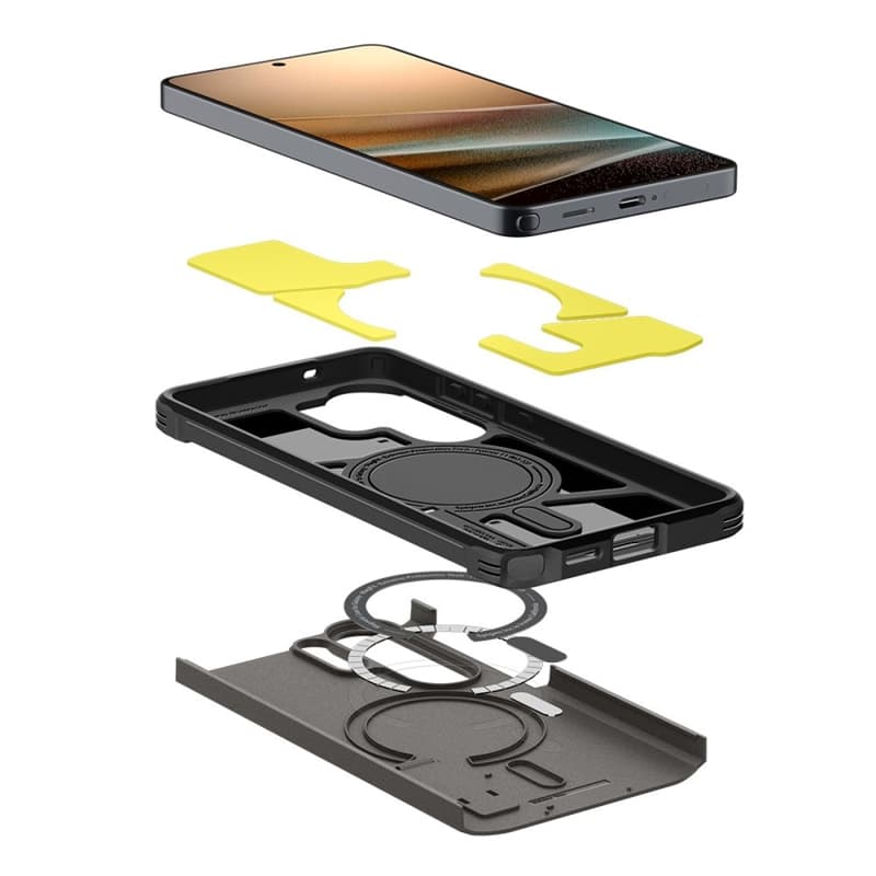 Spigen Tough Armor MagSafe - Case for Samsung Galaxy S26 Ultra (Gunmetal) 7