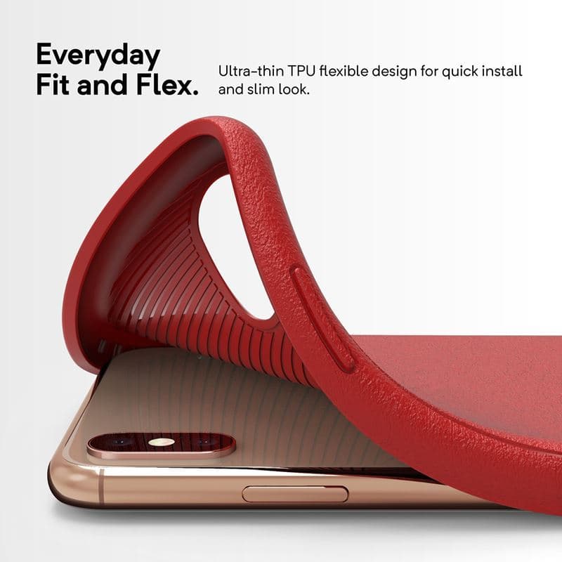 Caseology Vault Case for iPhone Xs Max (Red) 3