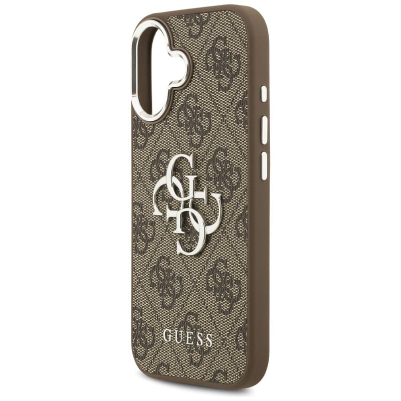 Guess 4G Big 4G Classic Logo - Case iPhone 17 (Brown / Silver) 6