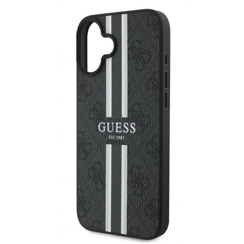 Guess 4G Printed Stripes MagSafe - Case iPhone 16 Plus (black) 6
