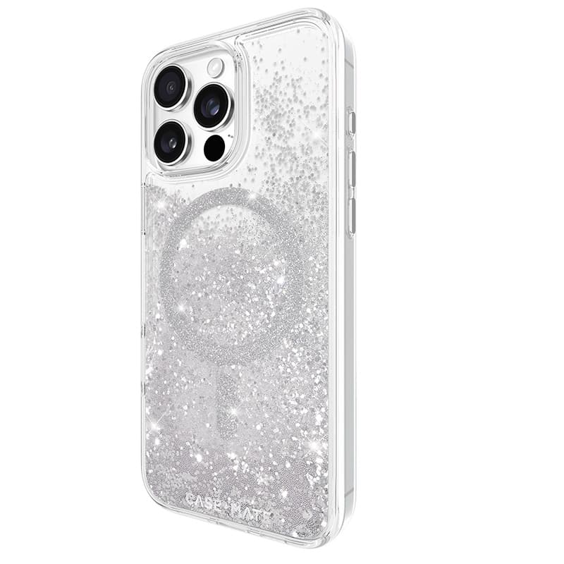 Case-Mate Waterfall MagSafe - Case for iPhone 16 Pro Max (Silver) 4