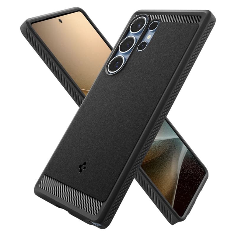Spigen Rugged Armor Mag MagSafe - Case for Samsung Galaxy S25 Ultra (Matte Black) 8