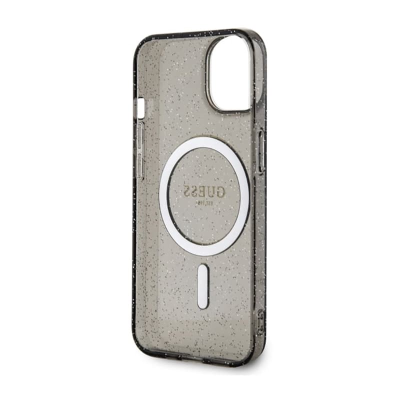 Guess Glitter Gold MagSafe - Case for iPhone 14 Plus (Black) 7