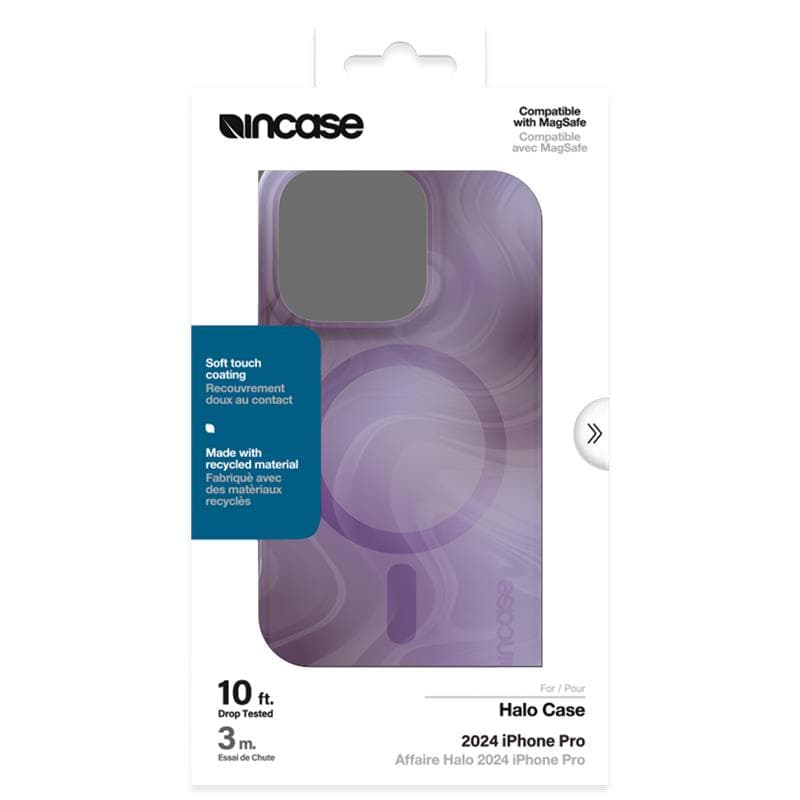 Incase Halo Case MagSafe - Case iPhone 16 Pro (Oil Slick Lilac) 6