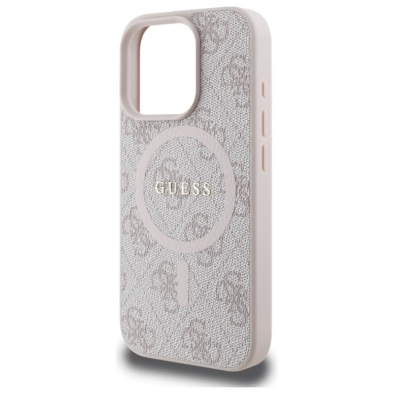 Guess 4G Ring Classic Logo MagSafe - Case for iPhone 16 Pro Max (pink) 6