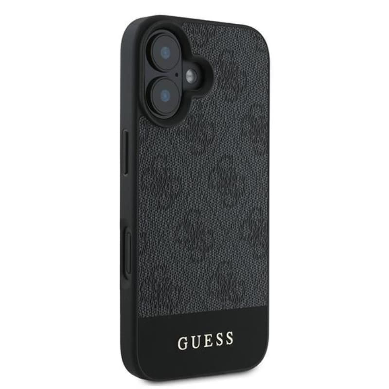 Guess 4G Bottom Stripe - Case for iPhone 16 (gray) 4