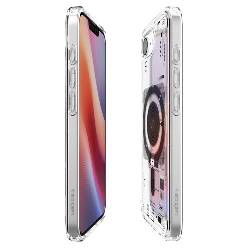 Spigen Ultra Hybrid Mag MagSafe - Case for iPhone 17e / 16e (Zero One) 7