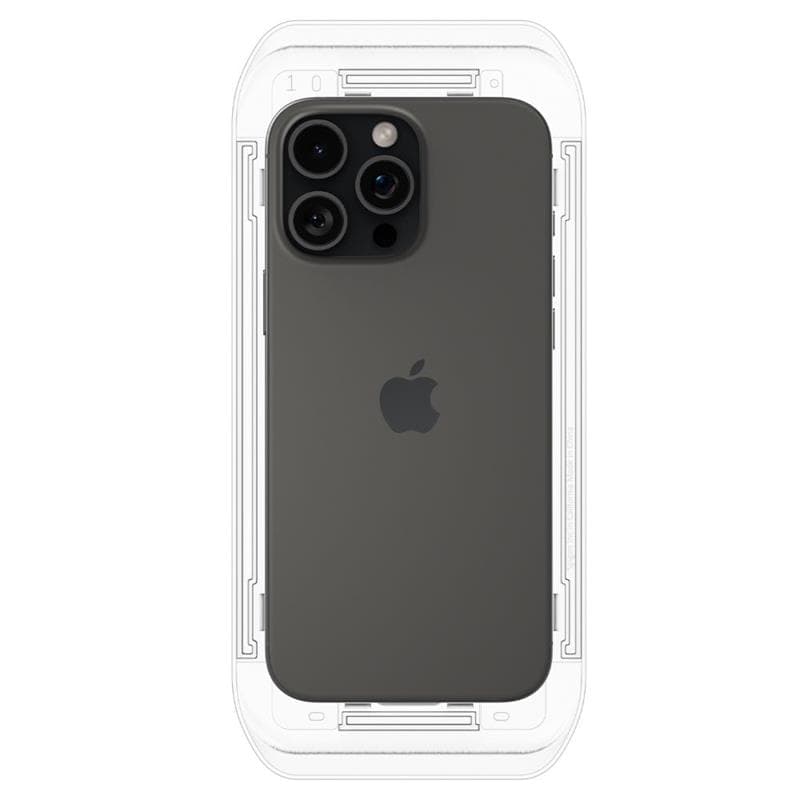 Spigen GLAS.TR EZ FIT Privacy - Tempered glass with privacy filter for iPhone 16 Pro 8
