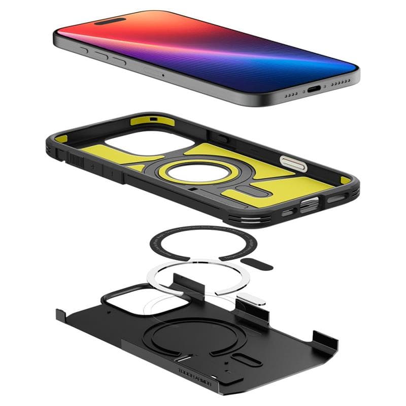 Spigen Tough Armor T Mag MagSafe - Case for iPhone 16 Pro (Black) 7