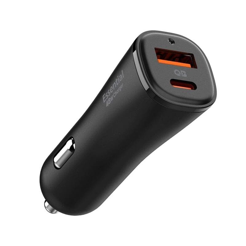 Spigen ArcStation Essential EV482 - Car Charger USB-C & USB-A PD + QC3.0 48W (Black)