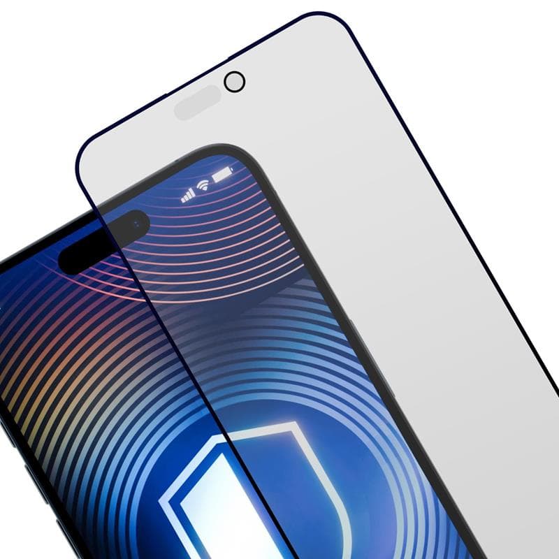 3mk HardGlass Matt Max Privacy - Matte Tempered Glass with Privacy Filter for iPhone 16 / iPhone 15 6