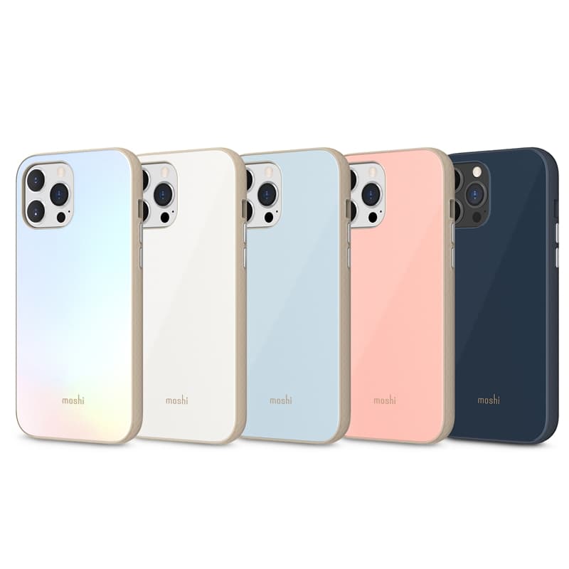 Moshi iGlaze - Premium Hybrid Case for iPhone 13 Pro Max (SnapTo system) (Dahlia Pink) 5