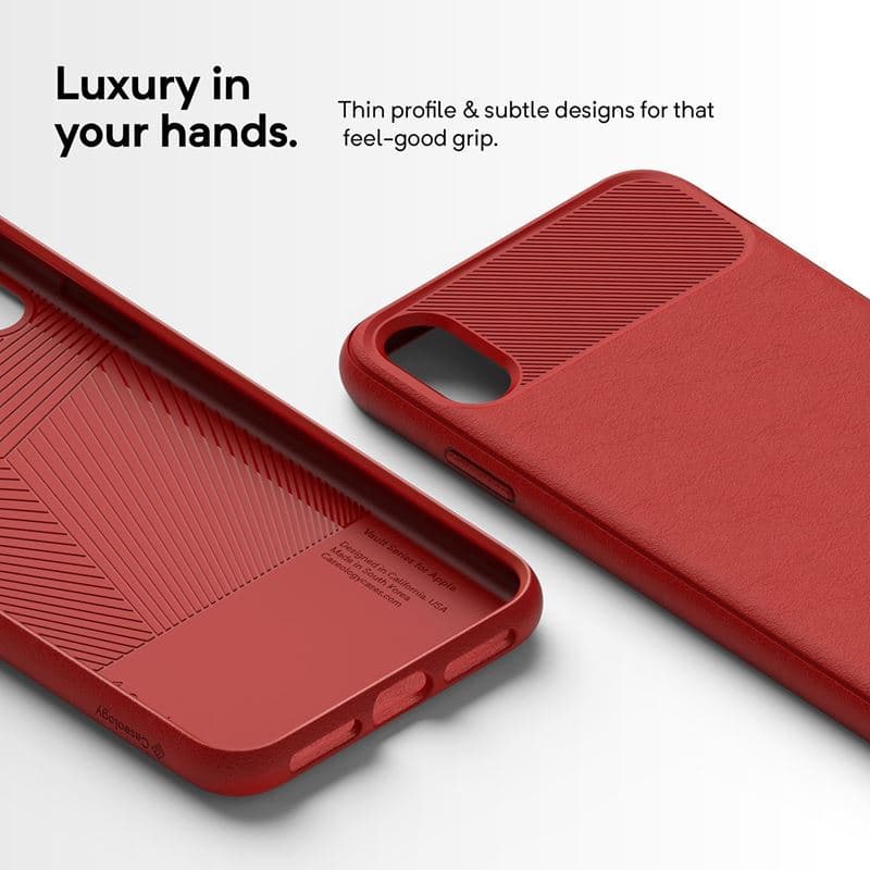 Caseology Vault Case for iPhone Xs Max (Red) 4