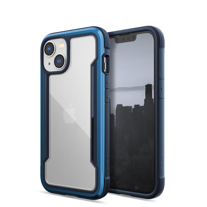 X-Doria Raptic Shield - Aluminum Case for iPhone 14 (Drop-Tested 3m) (Marine Blue) 5