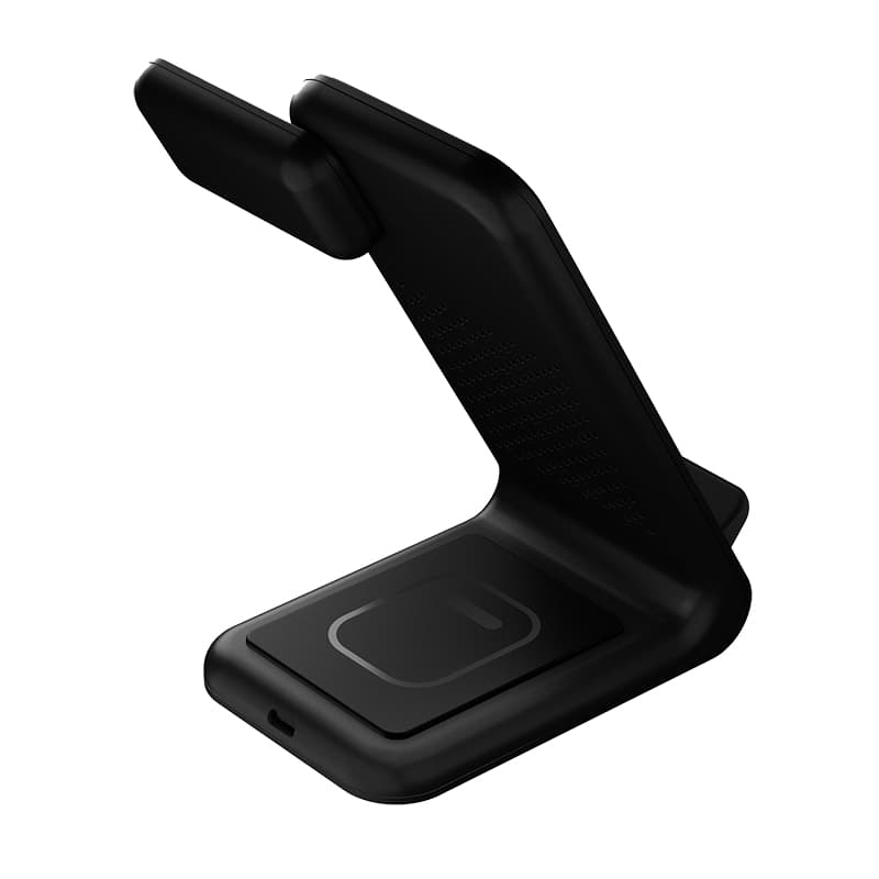 STM ChargeTree Swing 3-in-1 Charging Station for Phone, AirPods, Apple Watch - Black 3