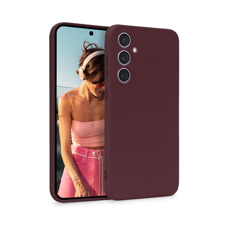 Crong Color Cover - Samsung Galaxy S23 FE Case (burgundy)