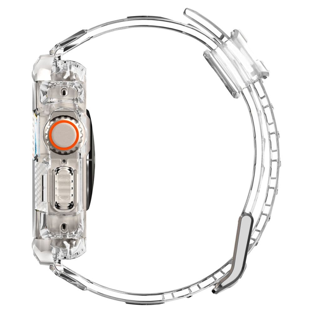 Spigen Rugged Armor Pro Case – Band with case for Apple Watch Ultra 49 mm (Clear)) 5