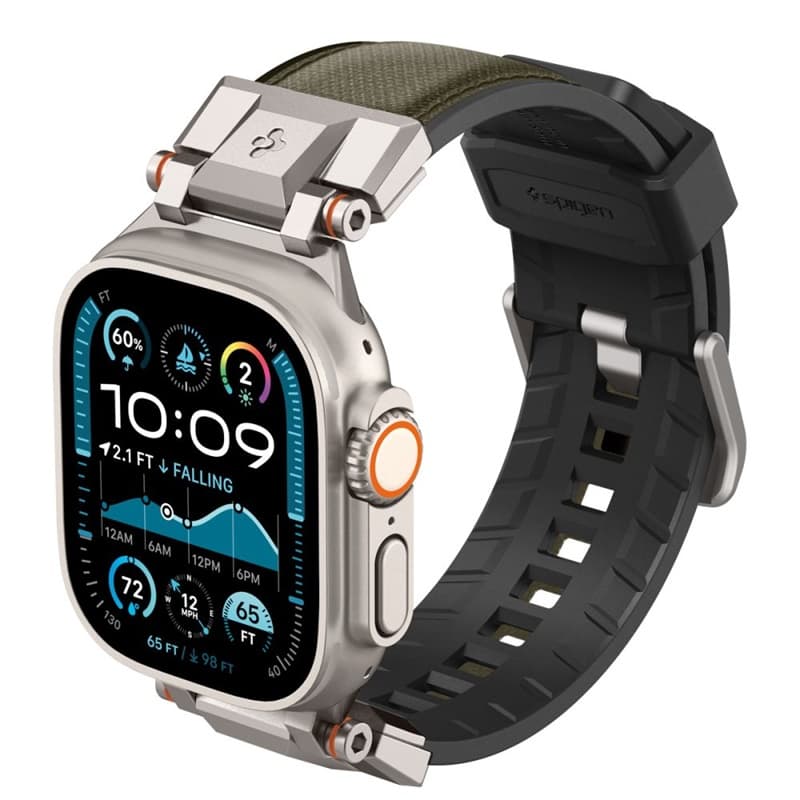Spigen DuraPro Armor - Band for Apple Watch 44/45/46/49 mm (Military Green) 8