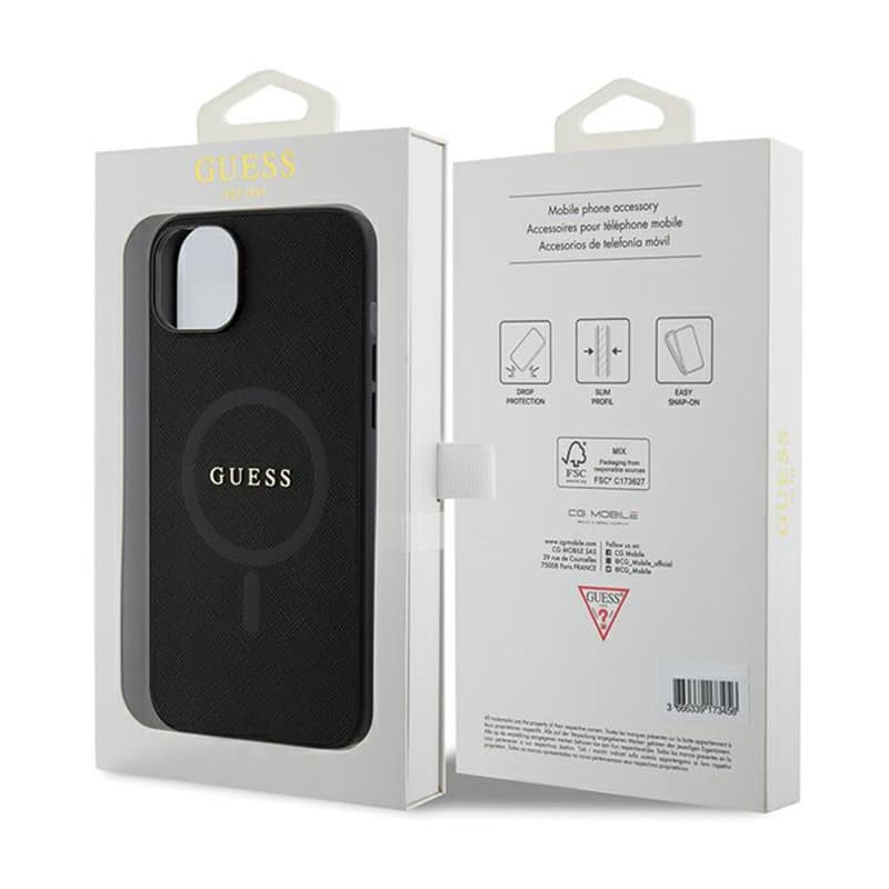 Guess Saffiano MagSafe - iPhone 15 Plus Case (black) 8