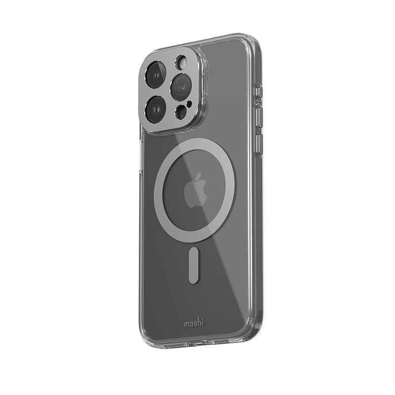 Moshi iGlaze MagSafe - Case for iPhone 15 Pro Max (Meteorite Gray) 2