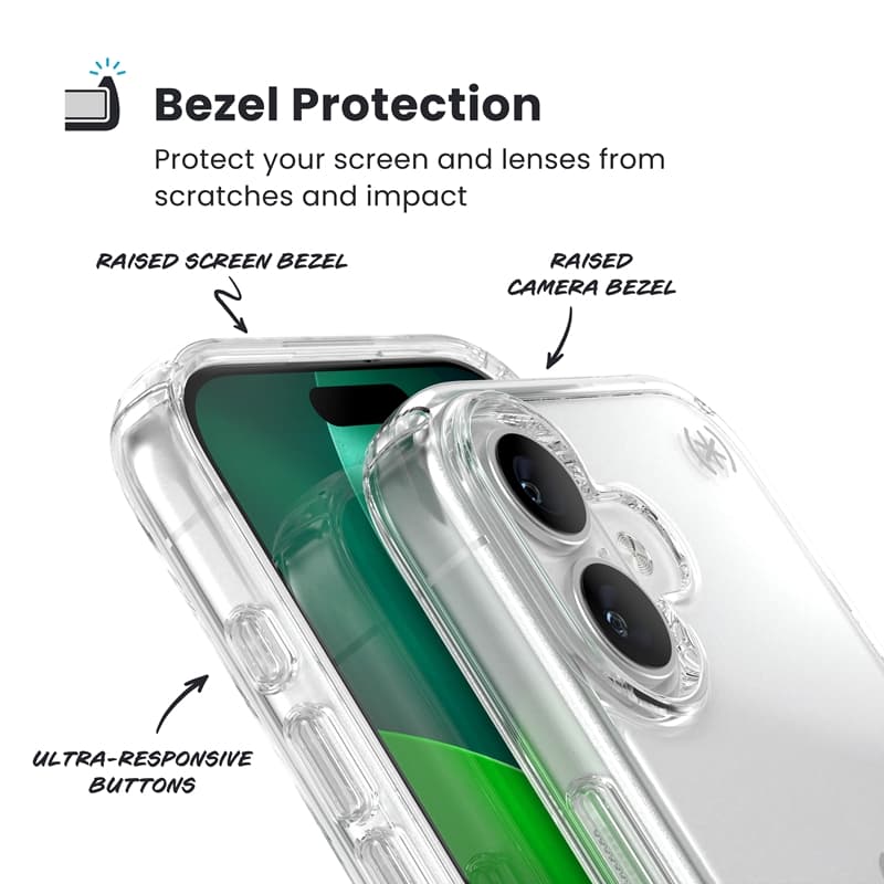 Speck Presidio Perfect-Clear - iPhone 17 Case (Clear) 4
