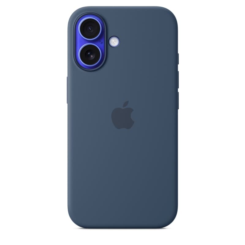 Apple Silicone Case – Silicone Case with MagSafe for iPhone 16 (Denim)