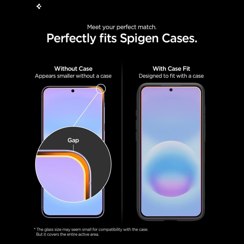 Spigen GLAS.TR EZ Fit Pro 2-Pack - Tempered Glass for Samsung Galaxy A57 5G (2 pcs) 8