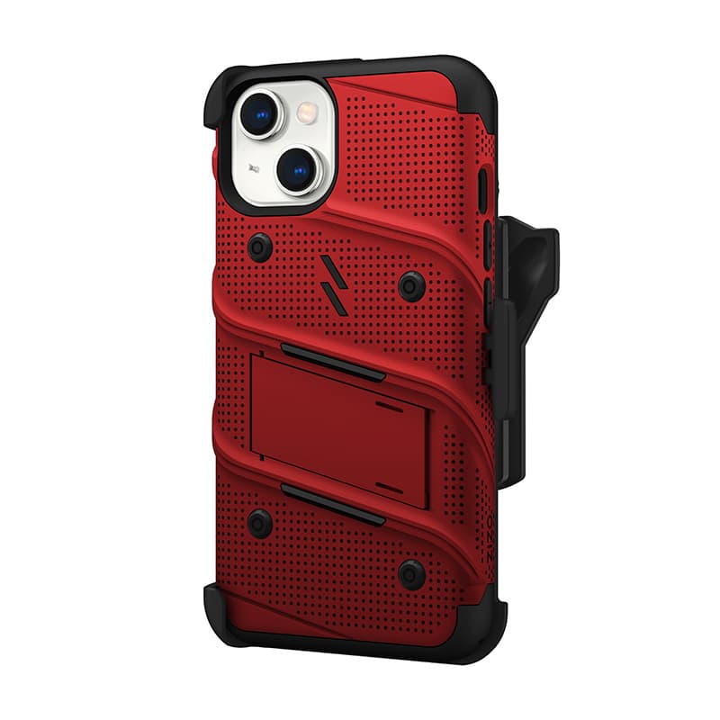 ZIZO BOLT Series - Case for iPhone 14 (Red) 4