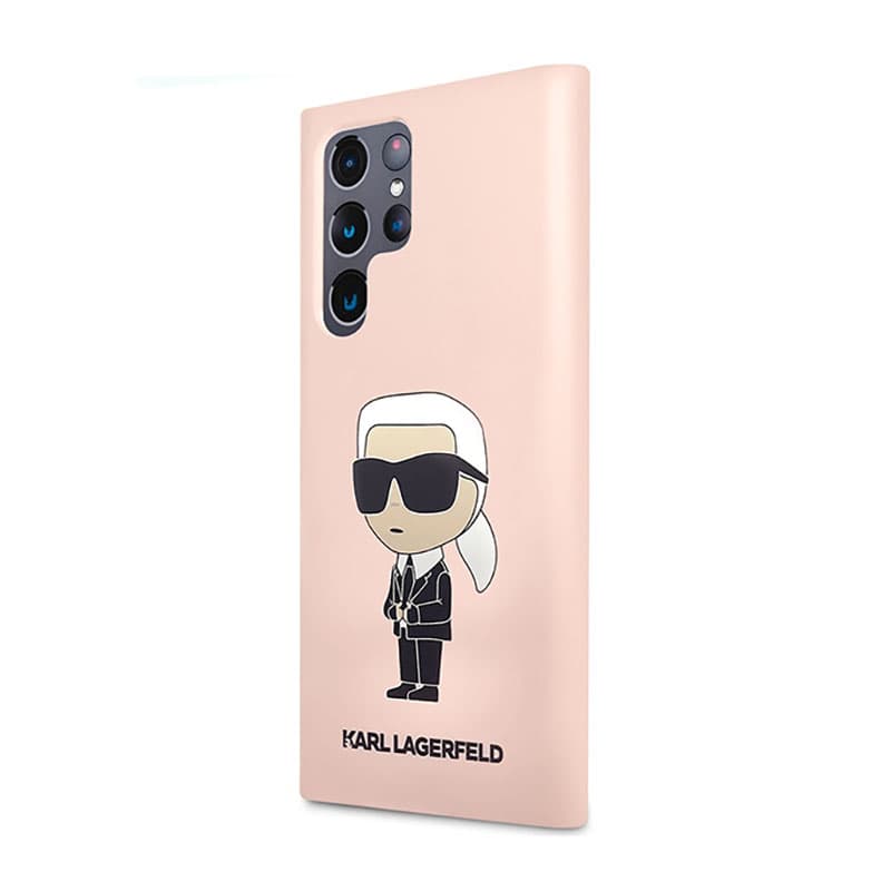 Karl Lagerfeld Silicone NFT Ikonik - Case for Samsung Galaxy S23 Ultra (Pink) 2