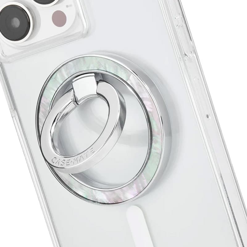 Case-Mate Magnetic Ring Stand - MagSafe finger holder with stand function (Mother of Pearl) 2