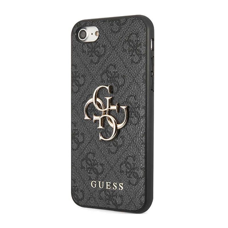 Guess 4G Big Metal Logo - Case for iPhone SE (2022/2020) / 8 / 7 (Grey) 2