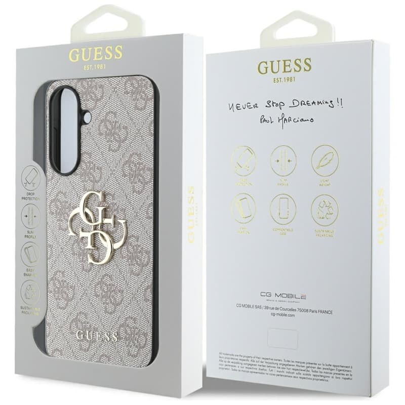 Guess Big 4G Logo Classic Logo - Case for Samsung Galaxy A56 5G (pink) 7