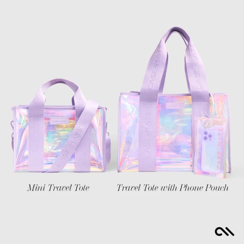 Case-Mate Large Travel Tote Bag - Waterproof shoulder bag with phone case (Soap Bubble) 7