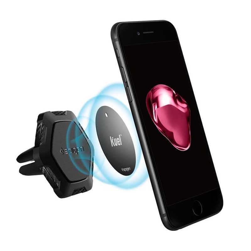 Spigen Magnetic Car Mount Holder QS11 - Car Holder (Black) 6