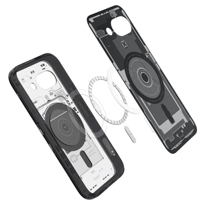 Spigen Ultra Hybrid Mag MagSafe - Case for Google Pixel 9a (Zero One Black) 6