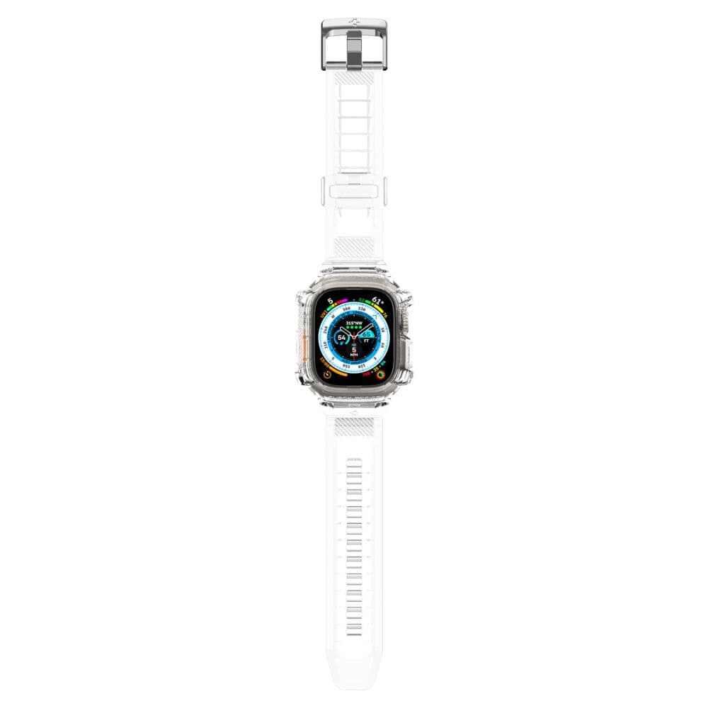 Spigen Rugged Armor Pro Case – Band with case for Apple Watch Ultra 49 mm (Clear)) 6