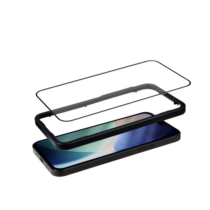 Crong 3D Armor Glass - Tempered glass iPhone 17 Pro + installation frame 3
