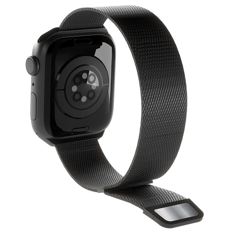Puro Milanese Magnetic Band - Stainless steel strap for Apple Watch 38/40/41/42 mm (Black) 4