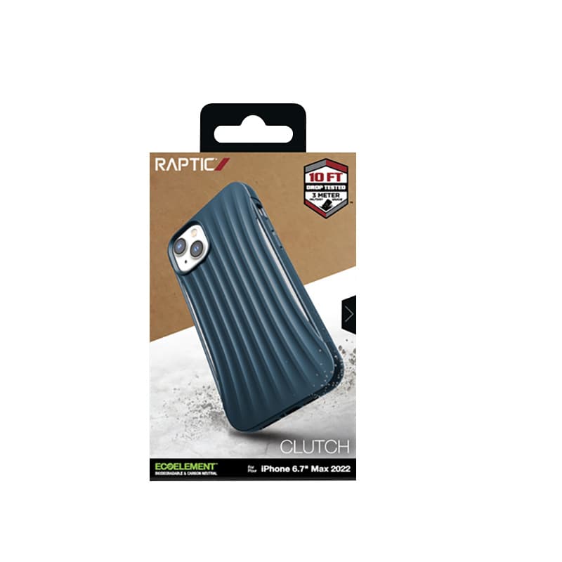 X-Doria Raptic Clutch - Biodegradable case for iPhone 14 Plus (Drop-Tested 3m) (Blue) 8